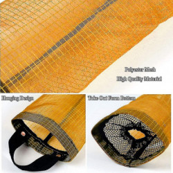 Plastic Bag Holder 2 Packs Mesh Hanging Storage Dispensers
