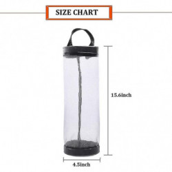 Plastic Bag Holder 2 Packs Mesh Hanging Storage Dispensers