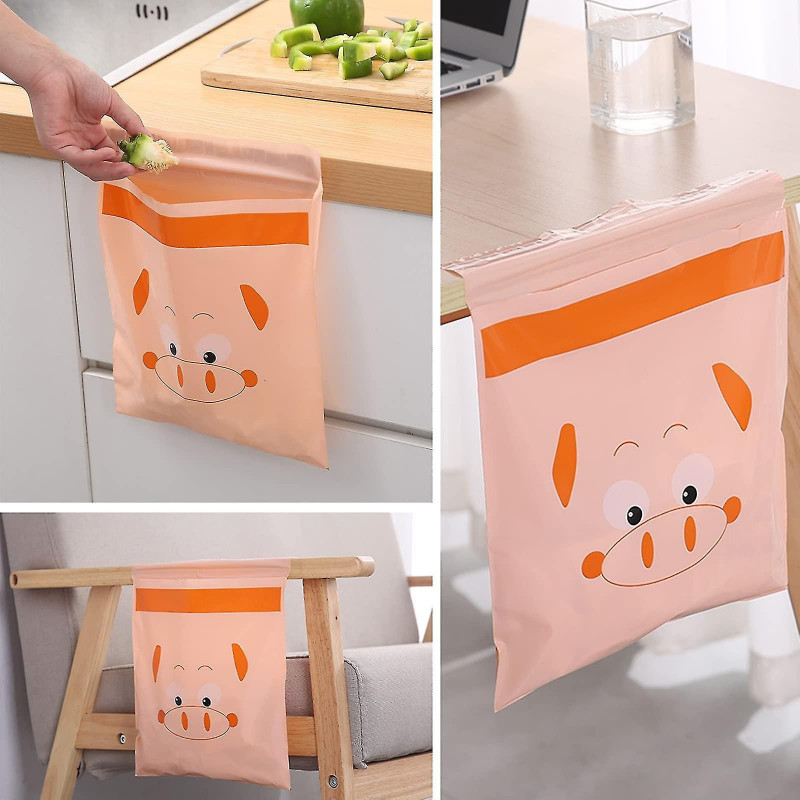 60pcs Disposable Car Trash Bags,leak-proof And Convenient Vomit Bags,portable Trash Bag Compatible Car Durable Adhesive