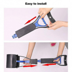 Long Handle Dog Poop Scooper Jaw Poop Scoop Shovel Pick Up Animal Waste Picker Pet Outdoor Cleaning Tools