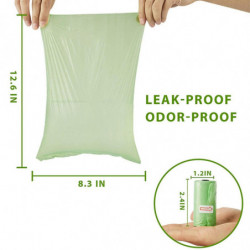 Sac de cage pour chien avec Spill Proof Fragrance Free Dégradable Recharge d’élimination des déchets d’animaux de [...]