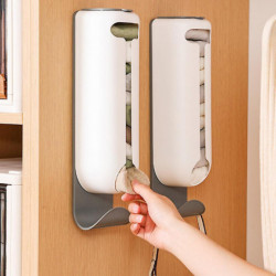 Wall Mount Panties Storage Box Multipurpose Kitchen Grocery Bags Holder Sock/trash Bag Dispenser