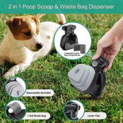 2023 - Pet Pooper Scooper, Portable Poop Scoop For Dog Cat With Bag Dispenser, Portable Pet Shovel Cleaning