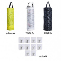 Plastic Bag Holder, Mesh Grocery Bag Holder Hanging Storage Bag Dispenser Foldable Breathable Washable Organizer [...]