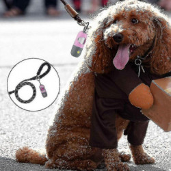 Distributeur De Sac À Caca De Chien Avec Lampe De Poche À Led Intégrée Et Clip En Métal Pour Laisse, Déchets [...]