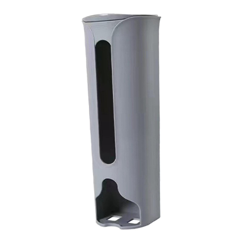 Grocery Bag Holder Portable Trash Bag Organizer For Bathroom Home Kitchen Gray