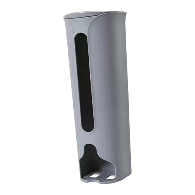 Grocery Bag Holder Portable Trash Bag Organizer For Bathroom Home Kitchen Gray