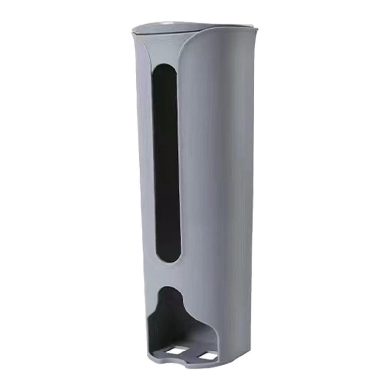 Grocery Bag Holder Portable Trash Bag Organizer For Bathroom Home Kitchen Gray