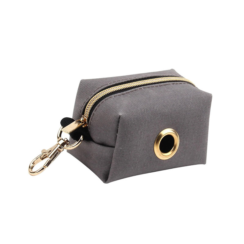 Outdoor Dog Poop Bag Holder Waste Bag Dispenser Lightweight For Walking Gray