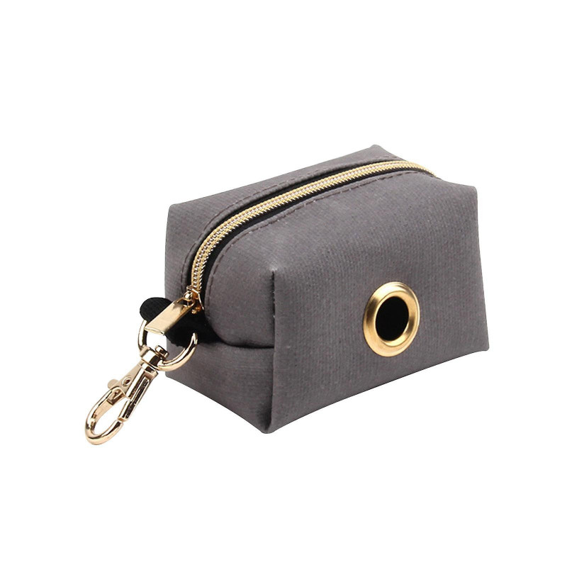 Outdoor Dog Poop Bag Holder Waste Bag Dispenser Lightweight For Walking Gray