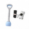 Dog Pooper Scooper Poop Picker Dog Poop Pick Up Tool For Park Traveling Lawn Blue 49cm