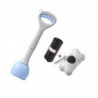 Dog Pooper Scooper Poop Picker Dog Poop Pick Up Tool For Park Traveling Lawn Blue 49cm