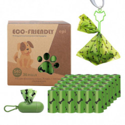 Dog Poo Bags, 540 Counts Biodegradable Poop Waste Bag Refill Rolls For Dog Cat Pets