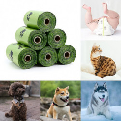 Dog Poo Bags, 540 Counts Biodegradable Poop Waste Bag Refill Rolls For Dog Cat Pets