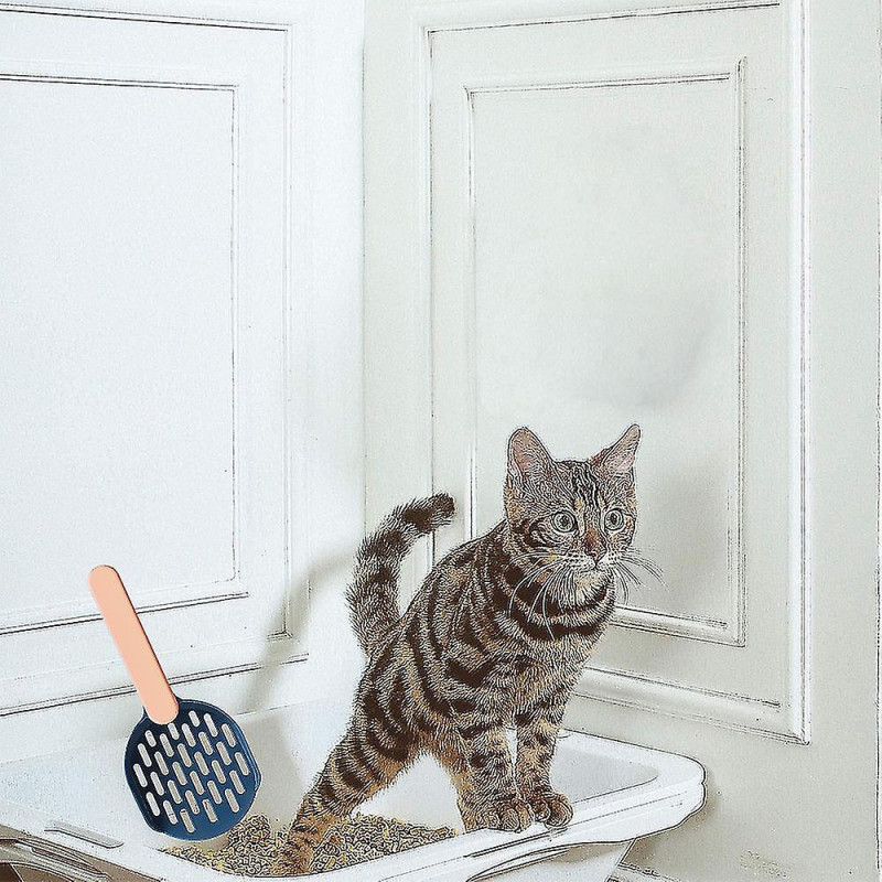 Sifter Shovel Litter Scoop - Durable Abs Plastic Litter Scoop