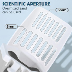 Pelle de litière pour chat, Pelle de litière pour chat avec 8 sacs de taille, Pelle de litière portable pour chat [...]