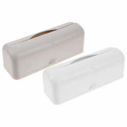 2pcs Wall Mount Plastic Bag Holder Wall Hanging Garbage Bag Storage Box Grocery Bag Dispenser 2pcs Wall Mount Plastic Bag Holder Wall Hanging Garbage Bag Storage Box Grocery Bag Dispenser