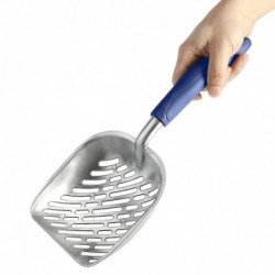 Metal Cat/dog Litter Scoop Pet Poop Removal Tool With A Long Handle