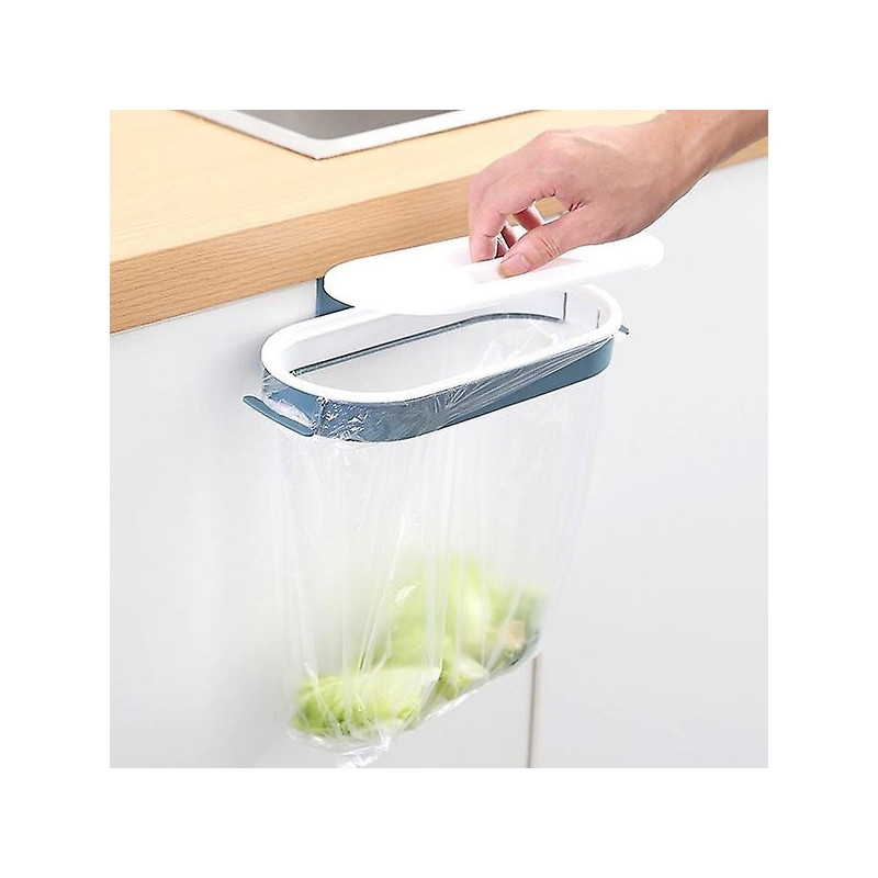 Support de sac à ordures avec support de sac de rangement de casier à couvercle