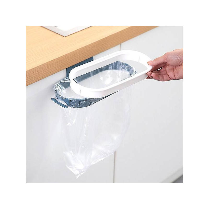 Support de sac à ordures avec support de sac de rangement de casier à couvercle