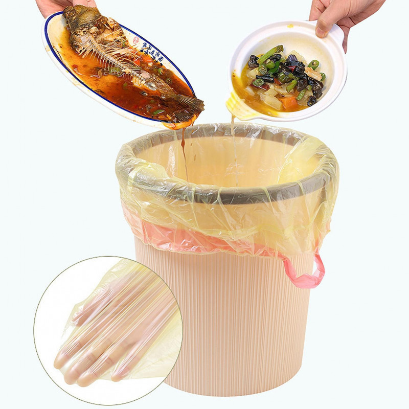 5 Roll Trash Bag Waterproof Thicken Leak-proof Garbage Storage Household Disposable Trash Pouch for Kitchen 5 Roll Trash Bag Waterproof Thicken Leak-proof Garbage Storage Household Disposable Trash Pouch for Kitchen