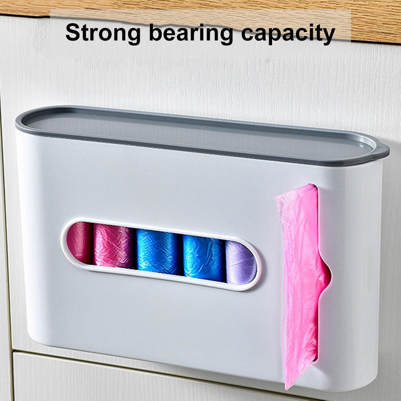 Garbage Bag Box Wall Mounted Thickening Durable Punch Free Bag Storage Case Household Supplies Garbage Bag Box Wall Mounted Thickening Durable Punch Free Bag Storage Case Household Supplies