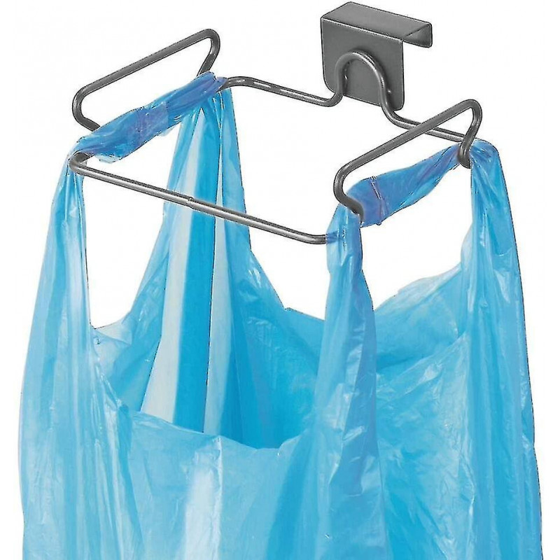 Metal Wire Small Garbage Container, Trash Bag Holder Rack