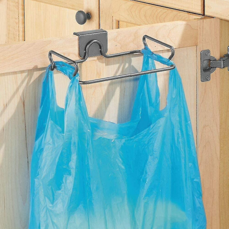 Metal Wire Small Garbage Container, Trash Bag Holder Rack