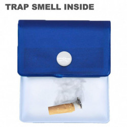 6Pcs Pocket Size Ashtray Bag Pouch Fireproof Odor Free Cigarette Ash Holder