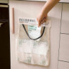 Garbage Bag Holder Hanging Mesh Pouch Kitchen Wall Mounted Trash Bag Container Garbage Bag Organizer