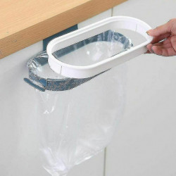 Kitchen Trash Bag Holder, Cabinet Built-in Garbage Above Door Basket Holderdar