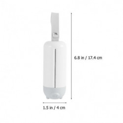 Dog Poop Bag Dispenser Usb Charging Waste Bag Holder Portable Handheld Lamp For Night