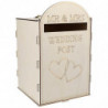Mariage boîte aux lettres en bois boîte aux lettres rustique porte-cadeau artisanat ornements fournitures de [...]