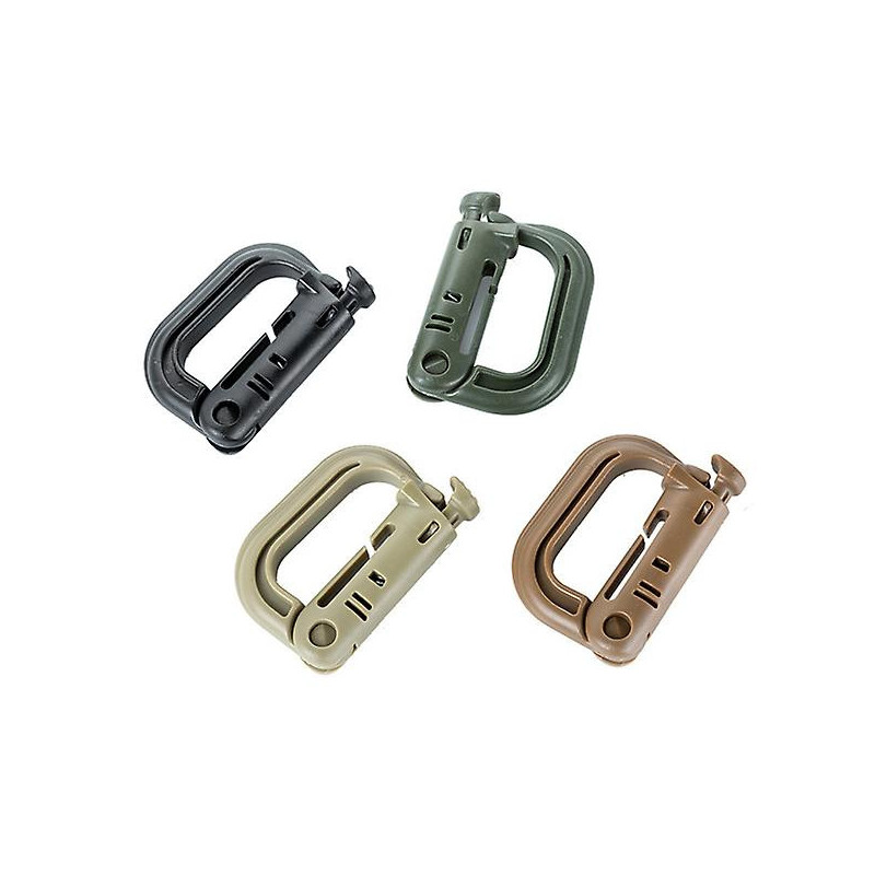 15pcs Tactical Shackle Safety D-ring Hanging Hiking Backpack Hanging Buckle Camping Equipment Outdoor Survival [...]