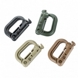 15pcs Tactical Shackle Safety D-ring Hanging Hiking Backpack Hanging Buckle Camping Equipment Outdoor Survival [...]