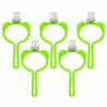 5pcs Portable Pet Dog Waste Bag Clip Holder Carrier For Outdoor Walking Hiking 5pcs Portable Pet Dog Waste Bag Clip Holder Carrier For Outdoor Walking Hiking