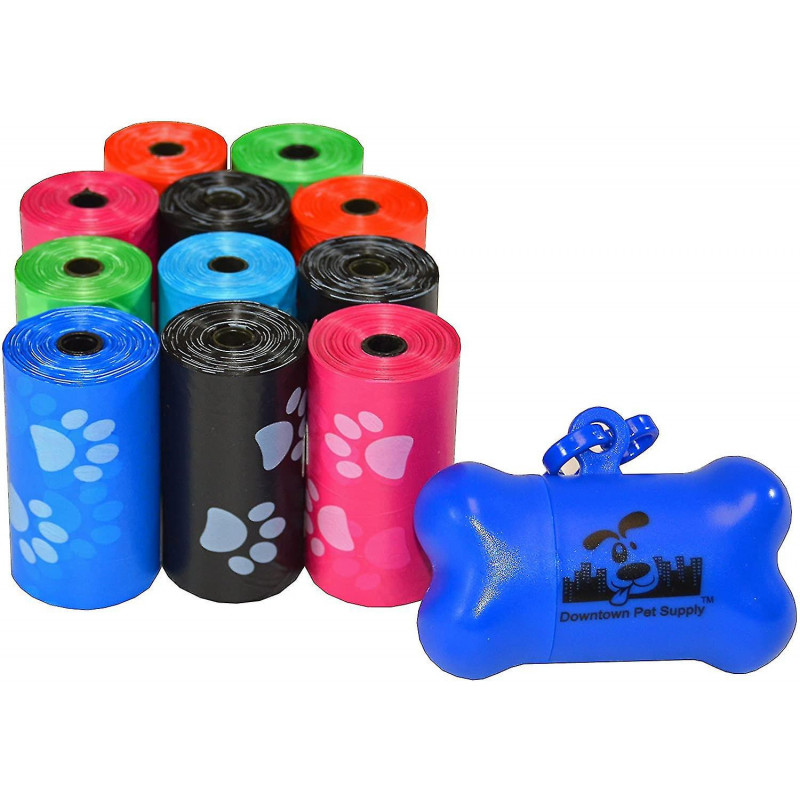 Pet Waste Bags, Dog Waste Bags, Bulk Poop Bags On A Roll, Clean Up Poop Bag Refills - (color: Rainbow Of Colors [...]