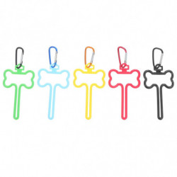 5pcs Dog Poop Bag Holder Garbage Bag Fixing Clip Dog Leash Waste Carrier Holder