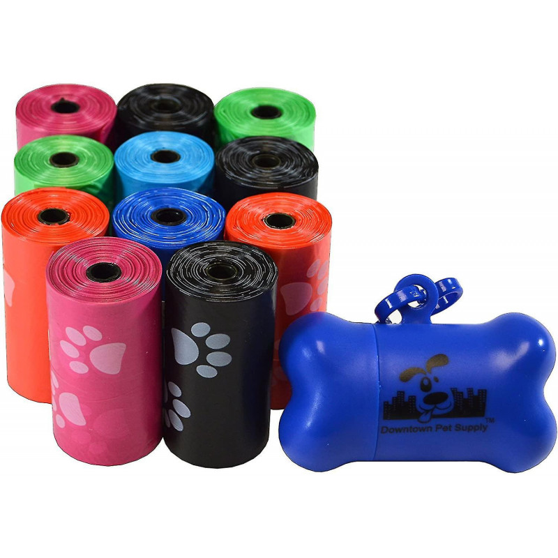 Pet Waste Bags, Dog Waste Bags, Bulk Poop Bags On A Roll, Clean Up Poop Bag Refills - (color: Rainbow Of Colors [...]