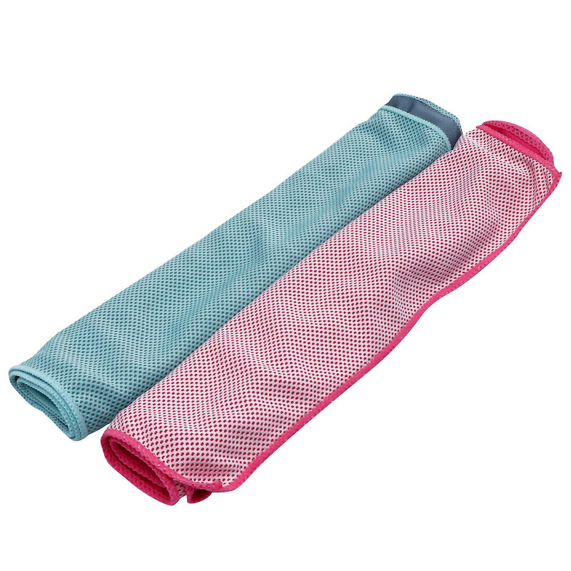 2pcs Pet Cooling Towel Dog Cat Summer Scarf Outdoor Walking Running Ice Towel 2pcs Pet Cooling Towel Dog Cat Summer Scarf Outdoor Walking Running Ice Towel