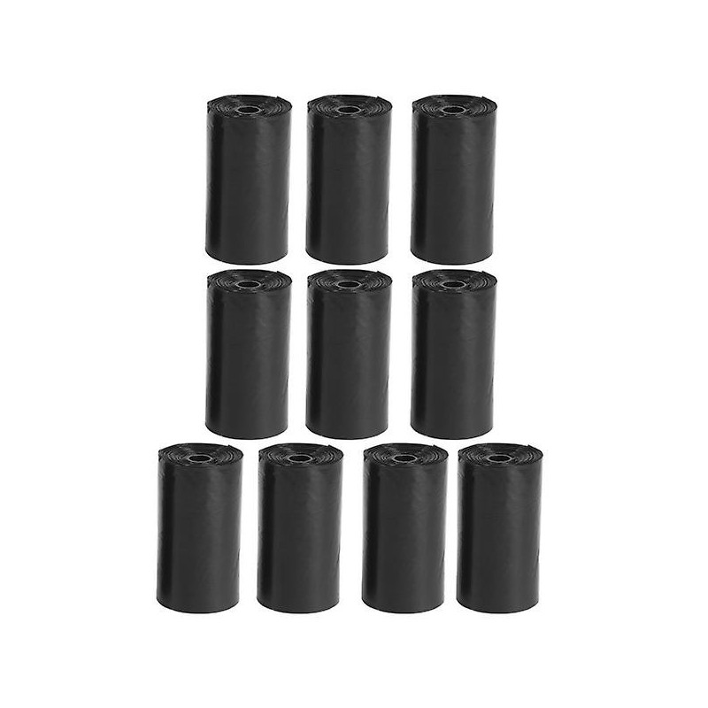 10 Rolls Of Pet Waste Bags Outdoor Waste Bag Thickened Garbage Storage Bag Black 10 Rolls Of Pet Waste Bags Outdoor Waste Bag Thickened Garbage Storage Bag Black