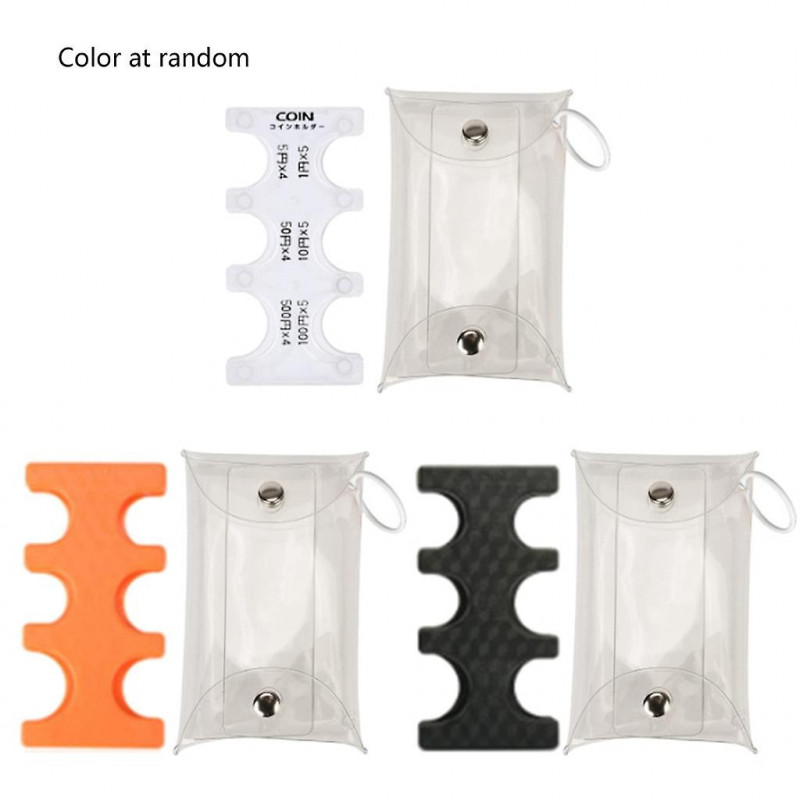 Coin Clip Portable Coin Container Pvc Material Coin Holder pour un stockage facile Coin Clip Portable Coin Container Pvc Material Coin Holder pour un stockage facile