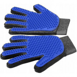 Pet Grooming Gloves - Soft Dusting Brush Gloves - Effective Hair Removal Gloves For Pets - Improved Five-finger [...]