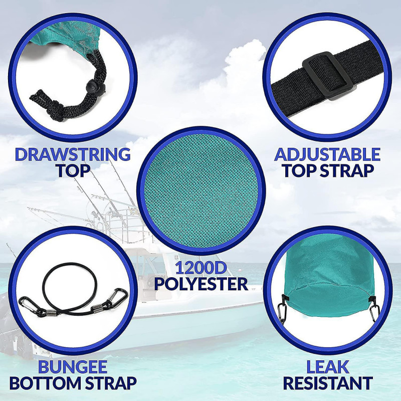 Miman Boat Trash Bag Portable Mesh Trash Bag Stockage d’ordures extérieur étanche pour votre bateau Miman Boat Trash Bag Portable Mesh Trash Bag Stockage d’ordures extérieur étanche pour votre bateau