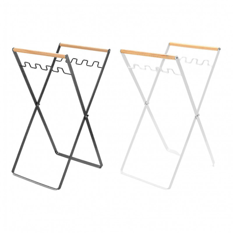 Iron Rubbish Bag Shelf Foldable Portable Rubbish Bag Holder For Outdoor Camping