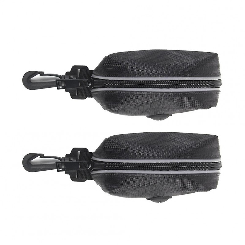 2pcs Waste Pouch Pet Dog Poop Bag Dispenser Portable Pick Up Storage For Leash