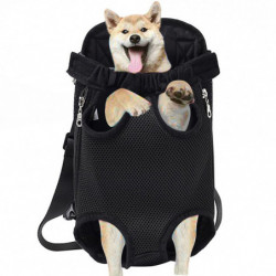 Pouch With Adjustable Strap Dog Carrier Pet Chest Holder Puppy For Cat Canvas