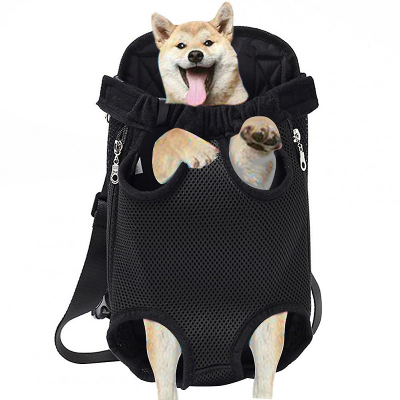 Pouch With Adjustable Strap Dog Carrier Pet Chest Holder Puppy For Cat Canvas