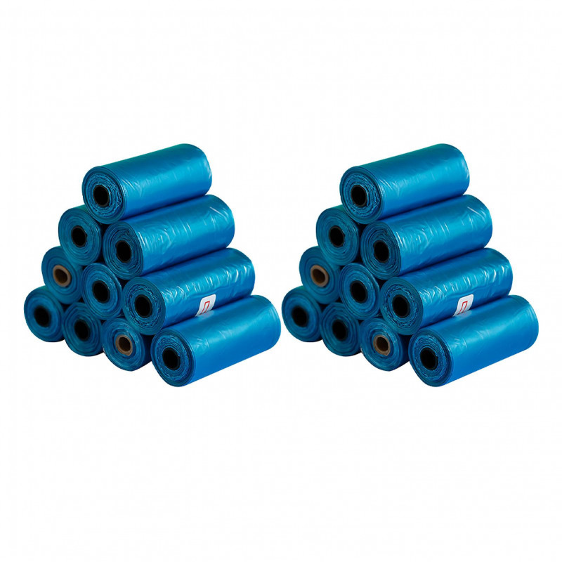 20pcs étanche Chien Caca Sac Cat Accessoires pour animaux de compagnie Organisateur de stockage portable HDPE