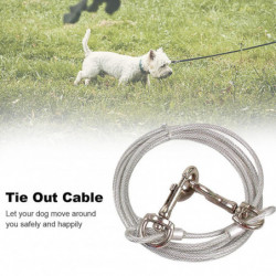 10feet For Dog Steel Wire Puppy Pet Supplies Heavy Duty Tie Out Cable Rustproof